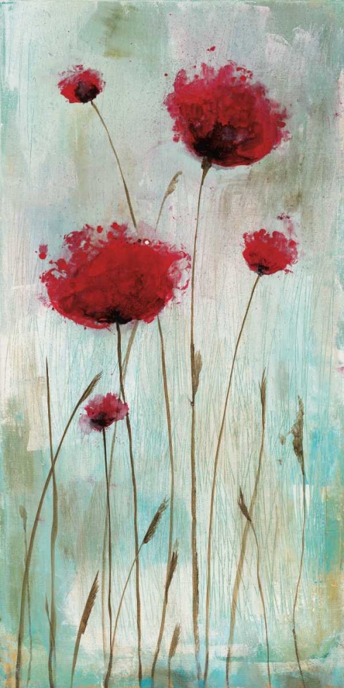 Splash Poppies I art print by Catherine Brink for $57.95 CAD