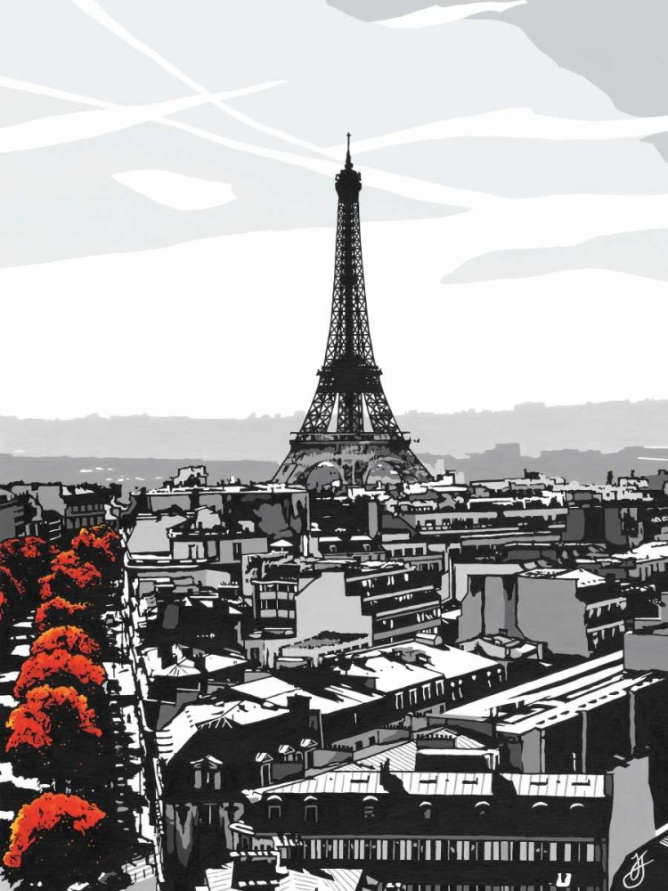 Paris I art print by Jo Fairbrother for $57.95 CAD