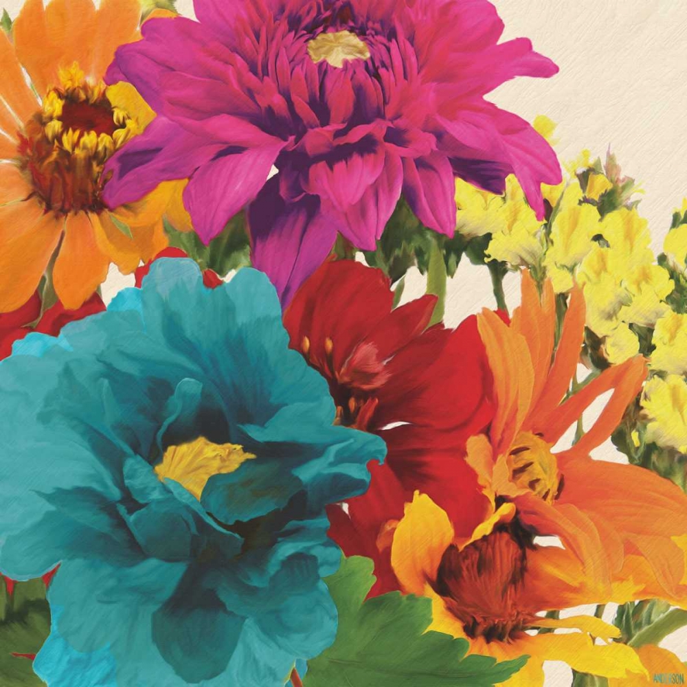 Pop Art Flowers II art print by Jocelyn Anderson for $57.95 CAD