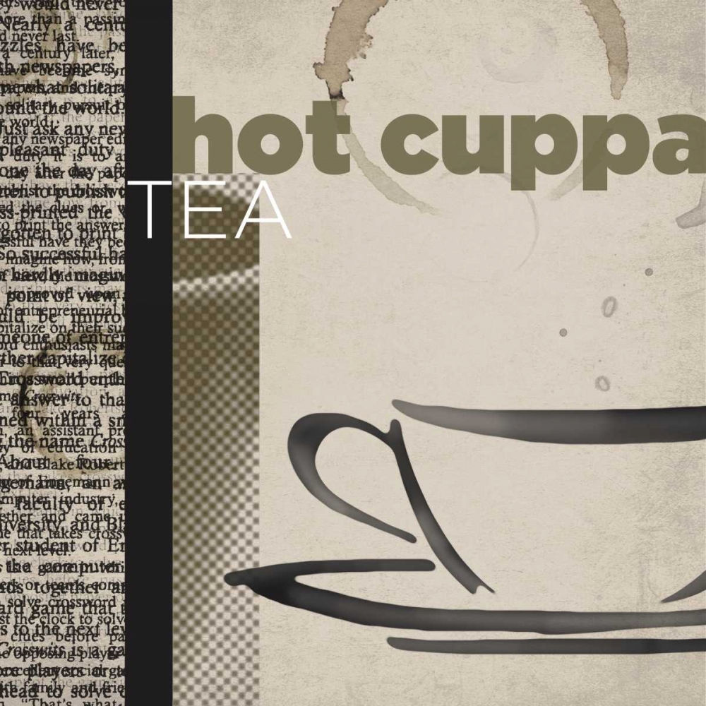 Hot Cuppa Tea art print by Tandi Venter for $57.95 CAD