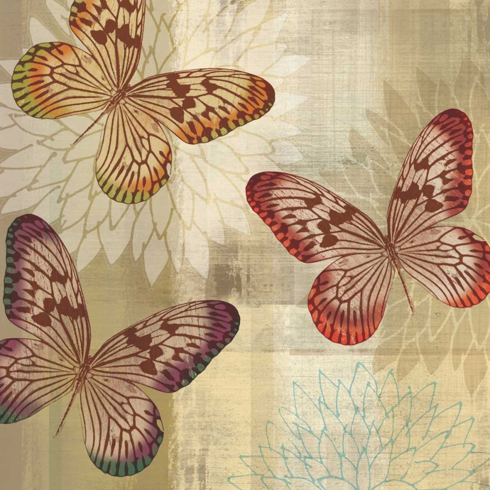 Tropical Butterflies I art print by Tandi Venter for $57.95 CAD