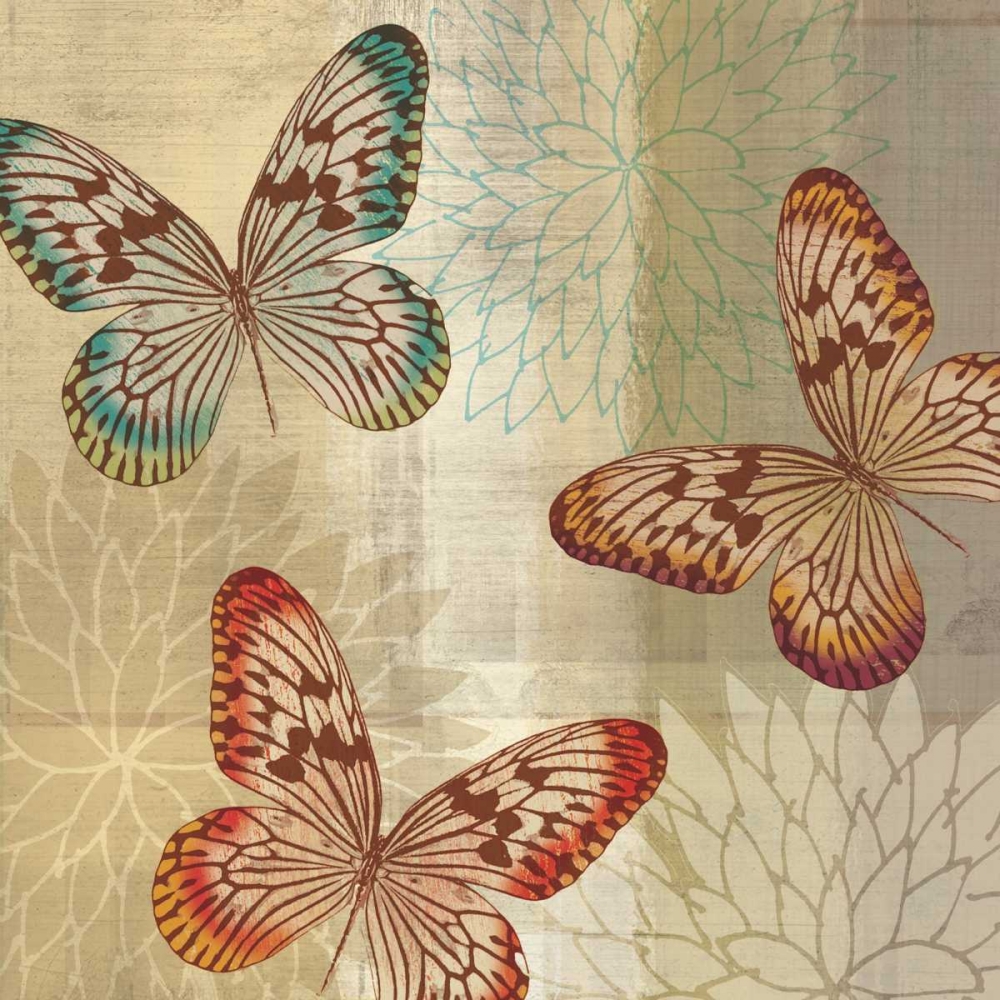 Tropical Butterflies II art print by Tandi Venter for $57.95 CAD