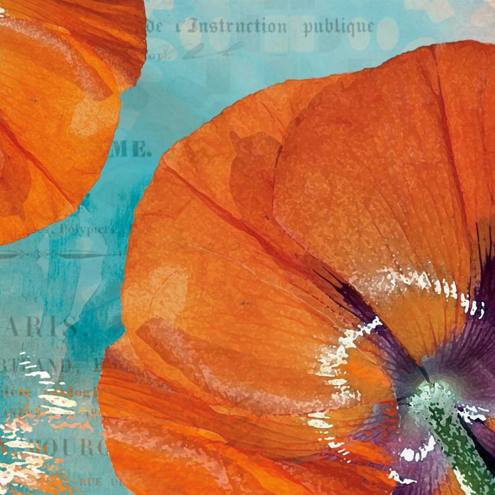 Poppies in the Sky I art print by Sabine Berg for $57.95 CAD