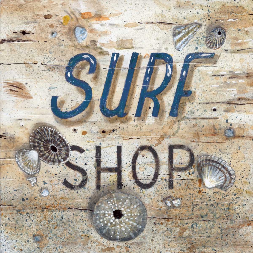 Surf Shop art print by Arnie Fisk for $57.95 CAD