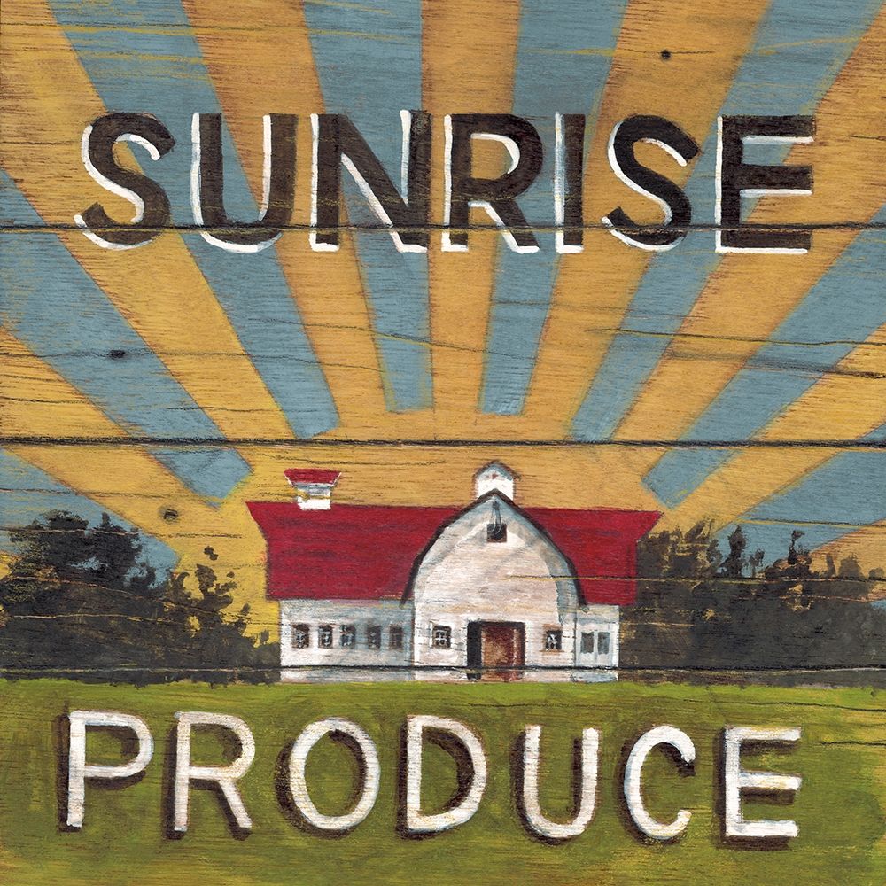 Sunrise Produce art print by Arnie Fisk for $57.95 CAD