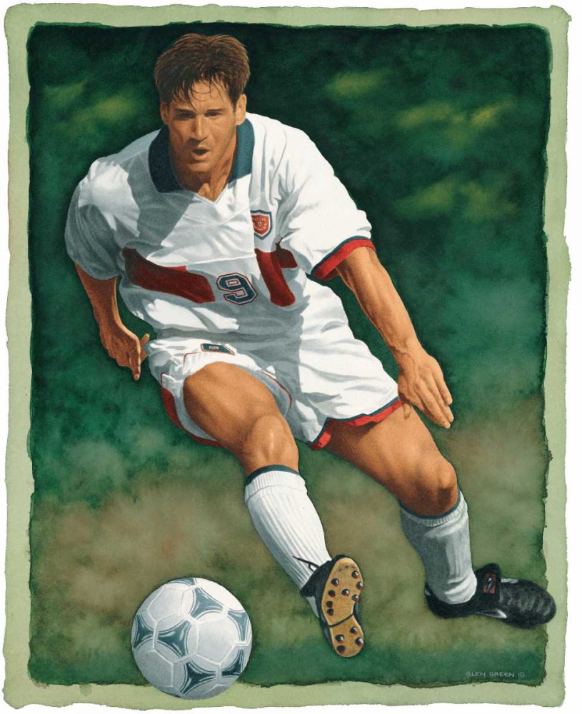 The Art of Football - The Shot art print by Glen Green for $57.95 CAD