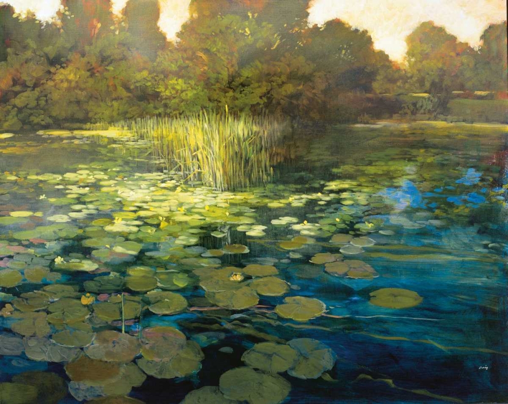 Waterlilies art print by Philip Craig for $57.95 CAD
