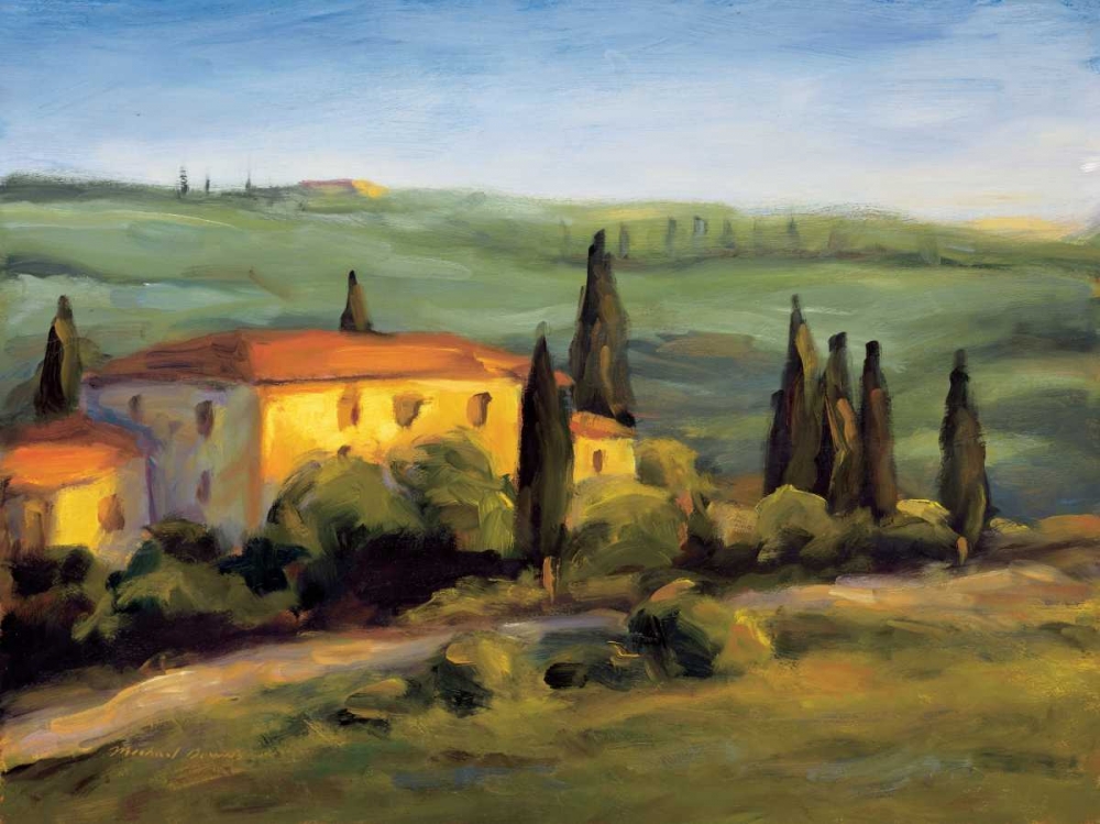 A Tuscan Morning art print by Michael Downs for $57.95 CAD