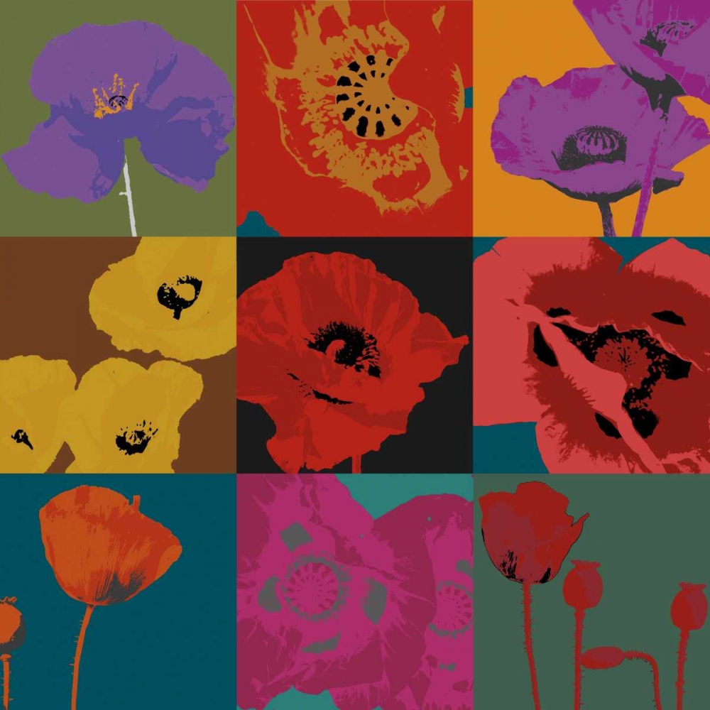 Pop Poppies art print by Don Li-Leger for $57.95 CAD