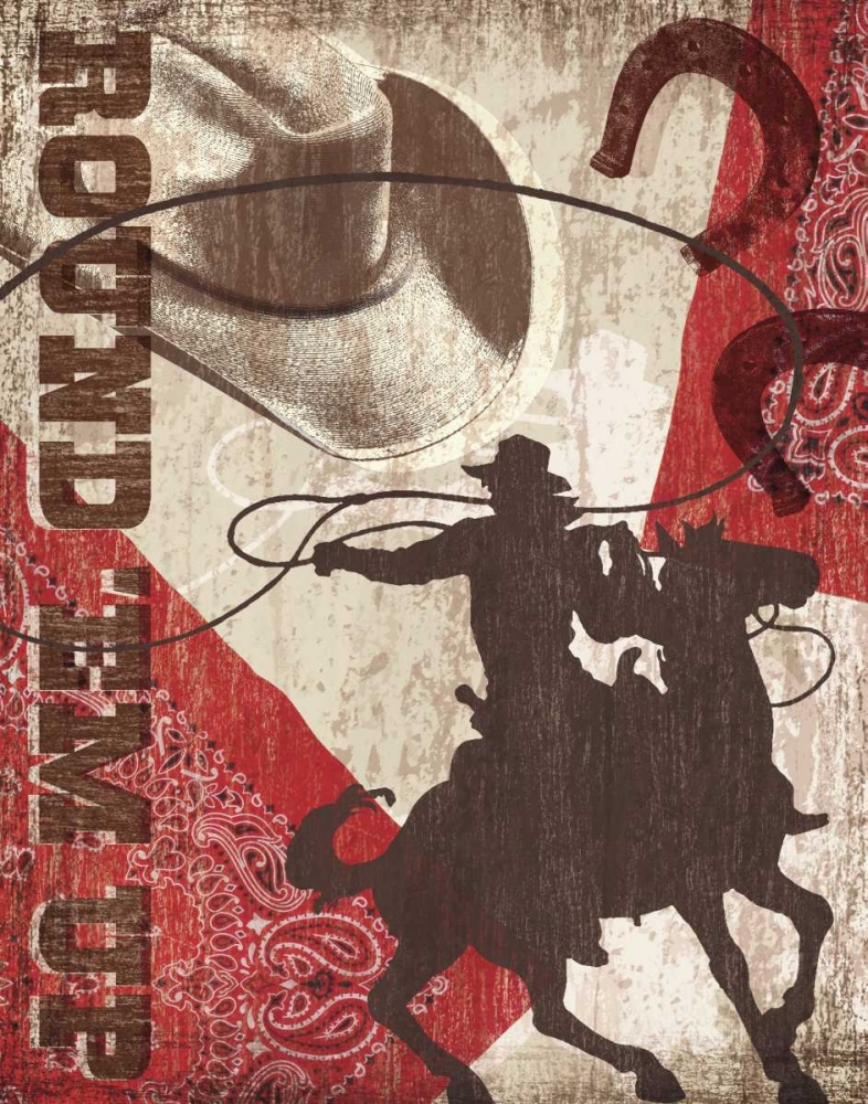 Round Em Up art print by Tandi Venter for $57.95 CAD