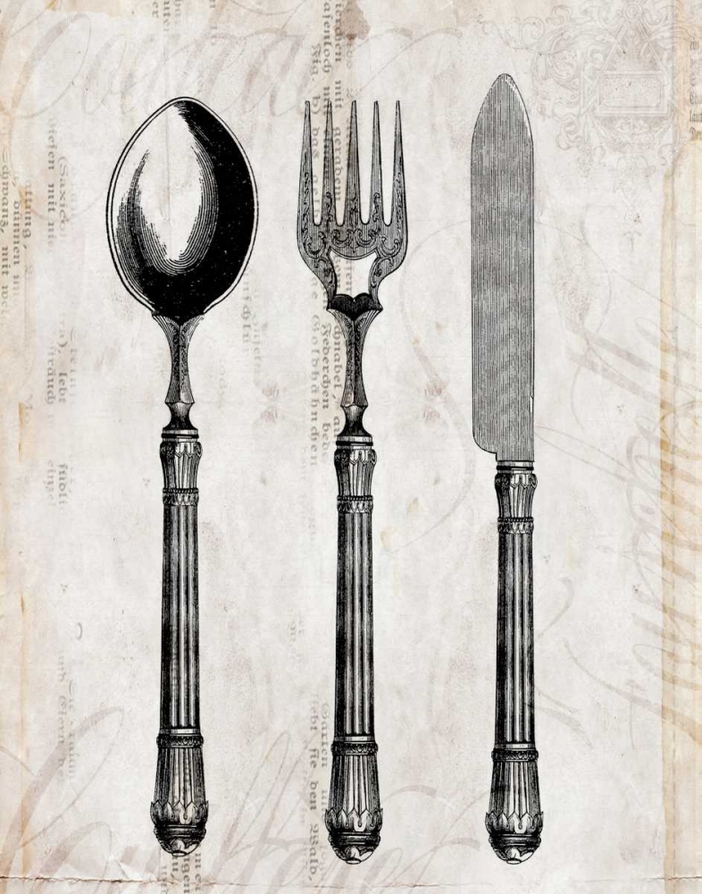 Silverware I art print by Sabine Berg for $57.95 CAD