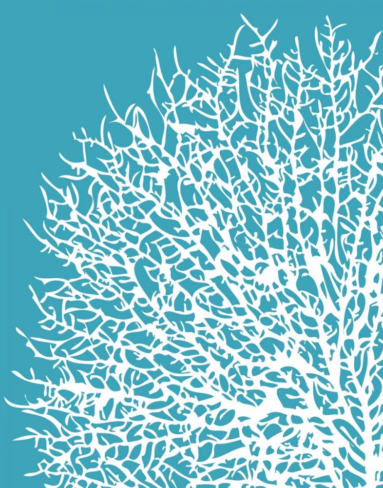 Aqua Coral I art print by Sabine Berg for $57.95 CAD