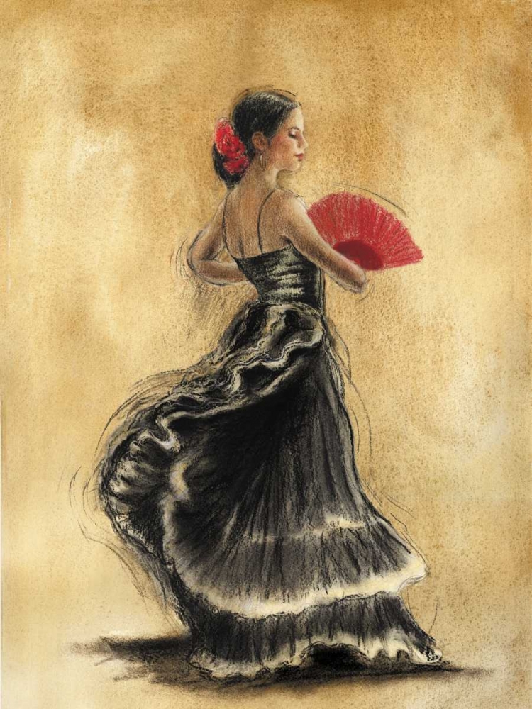 Flamenco Dancer II art print by Caroline Gold for $57.95 CAD