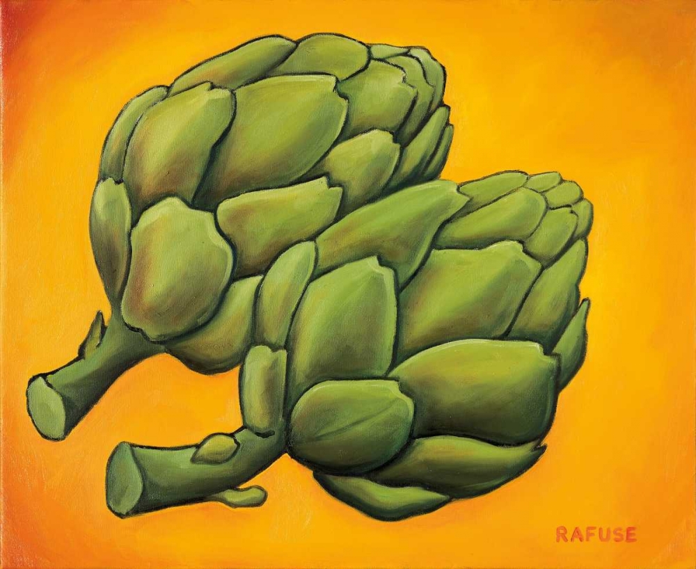 Two Artichokes art print by Will Rafuse for $57.95 CAD