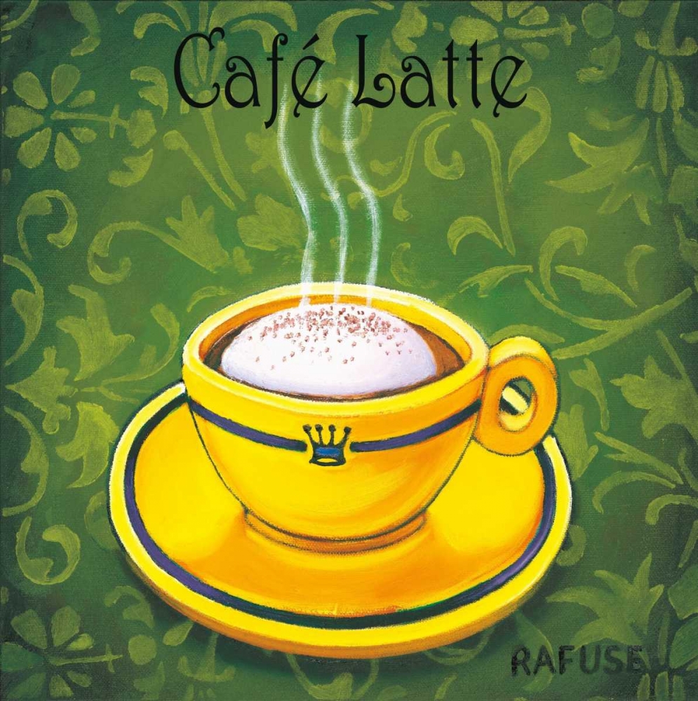 Cafe Latte art print by Will Rafuse for $57.95 CAD