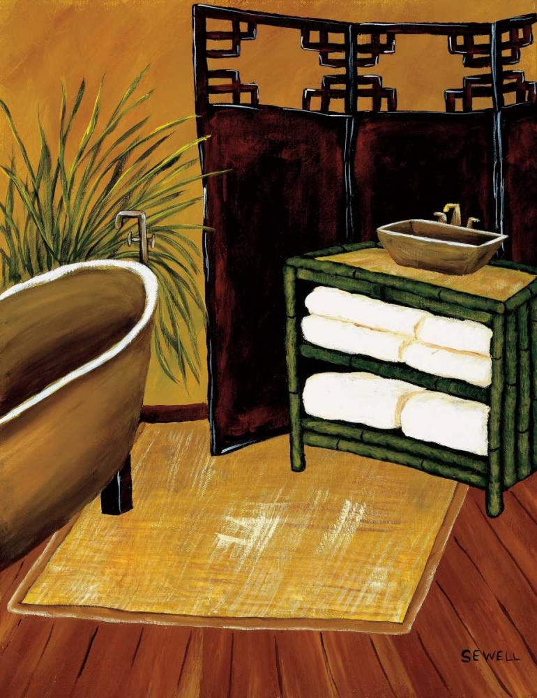 Bamboo Bath art print by Krista Sewell for $57.95 CAD
