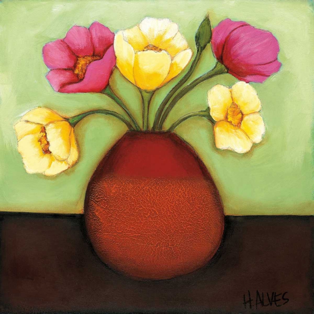 Flores Coloridas I art print by Helena Alves for $57.95 CAD