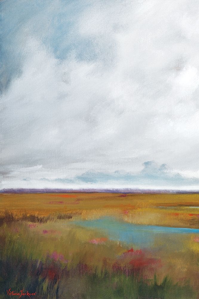Sunset Over The Marsh I art print by Victoria Jackson for $57.95 CAD