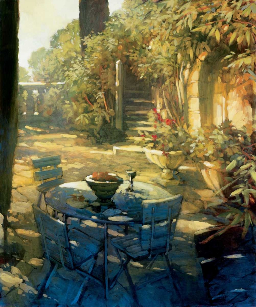 Sunlit Terrace Crillon le Brave art print by Philip Craig for $57.95 CAD