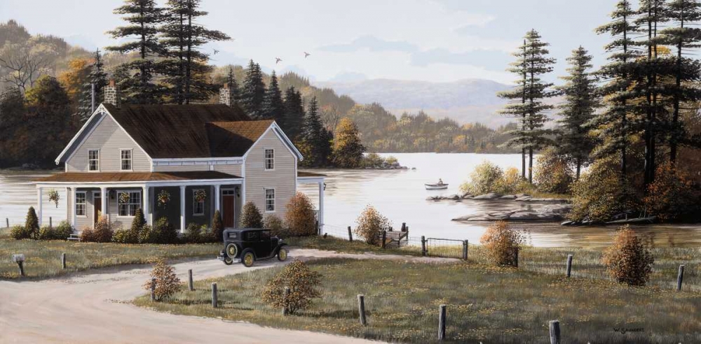 Out on the Lake art print by Bill Saunders for $57.95 CAD