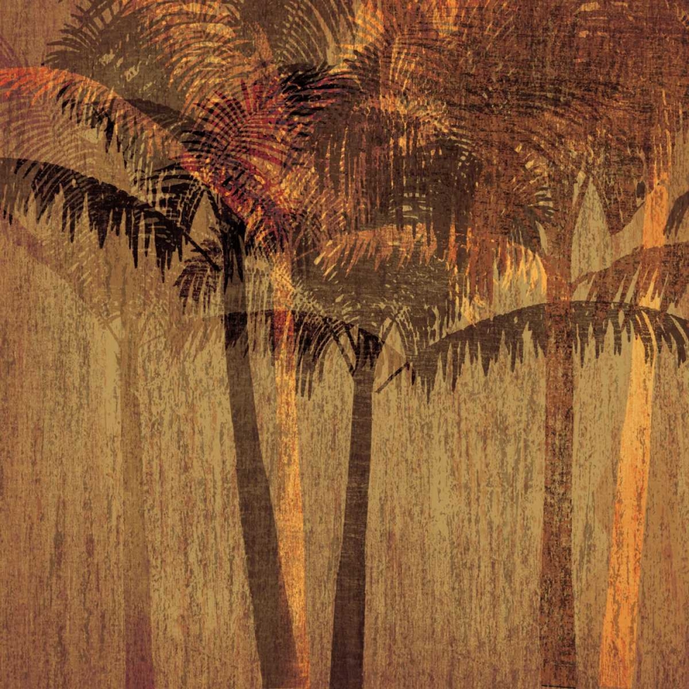 Sunset Palms II art print by Amori for $57.95 CAD