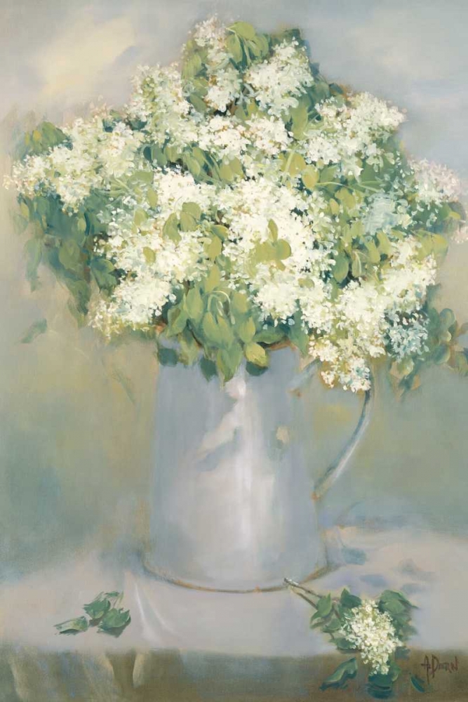 White Lilacs art print by Andrea Dern for $57.95 CAD