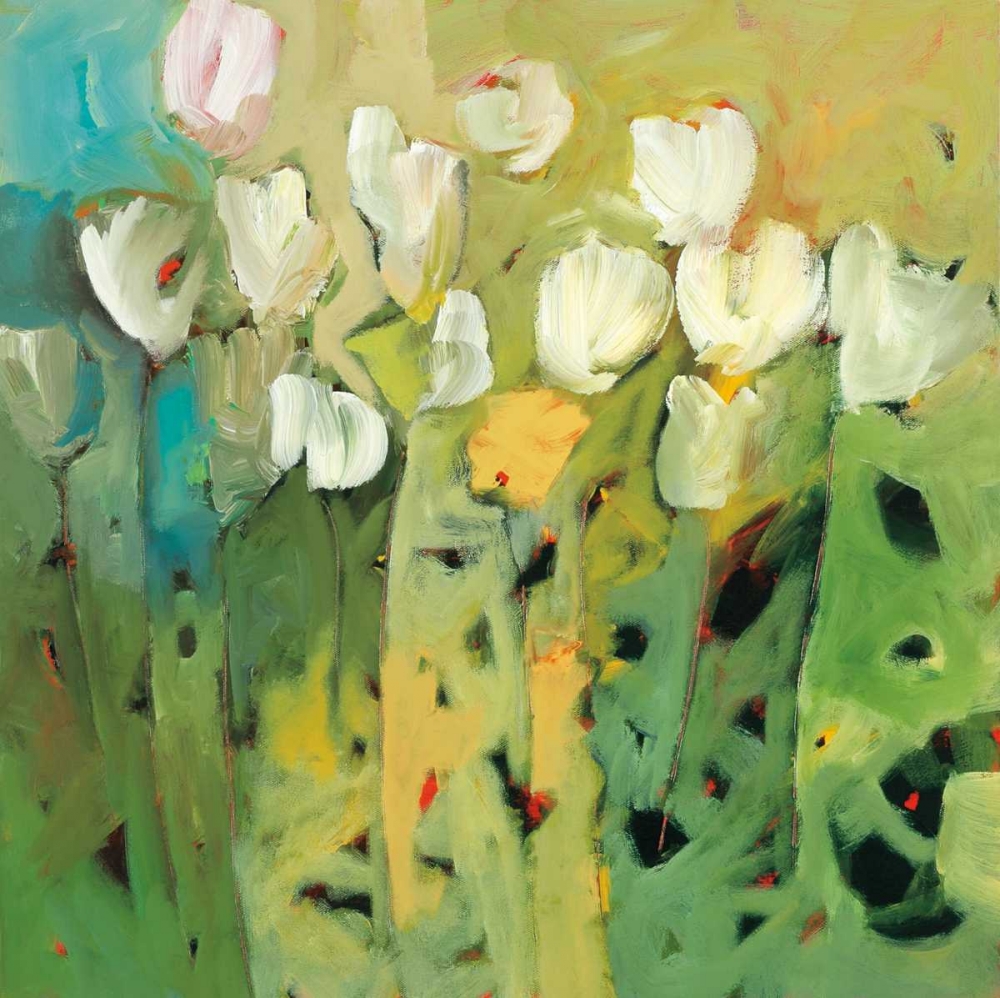 White tulips II art print by Jennifer Harwood for $57.95 CAD