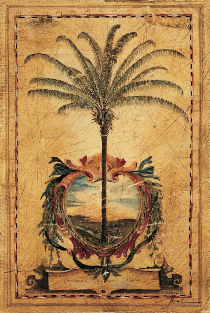 Sunset Palm art print by Liz Jardine for $57.95 CAD