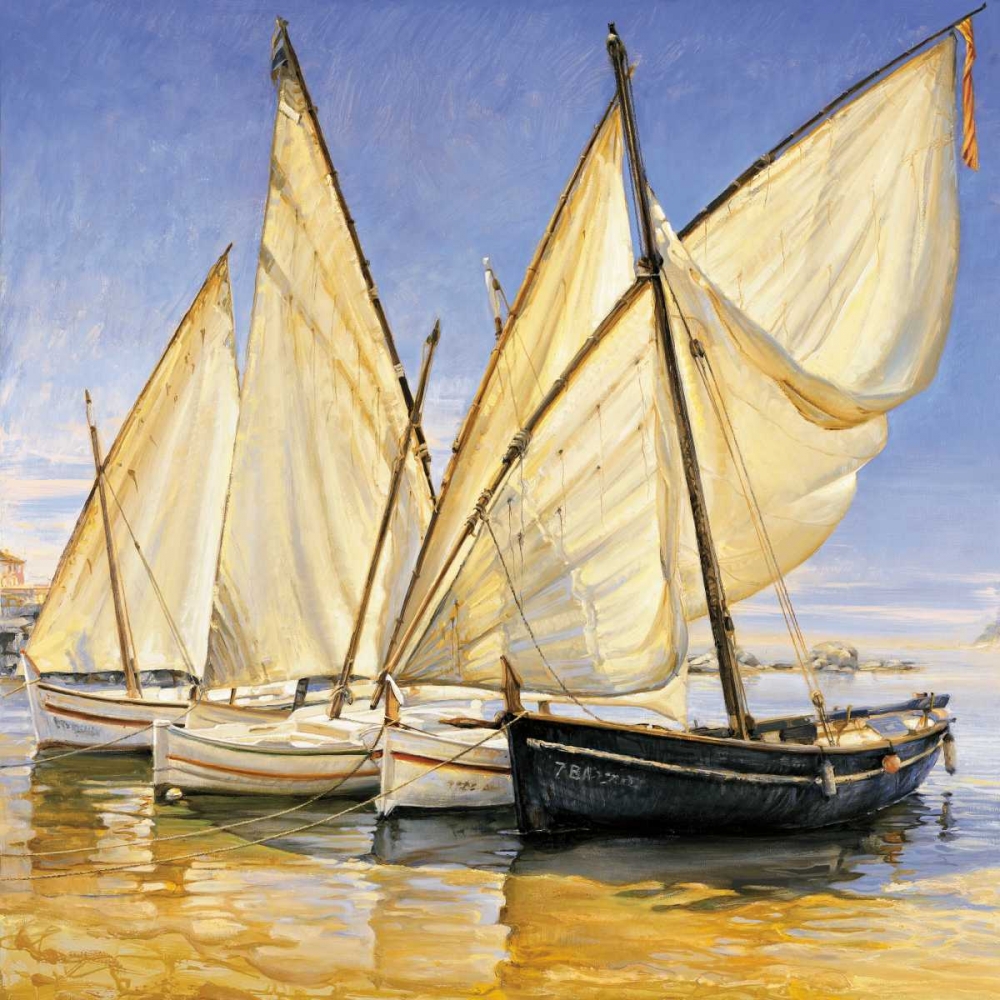 White Sails II art print by Jaume Laporta for $57.95 CAD