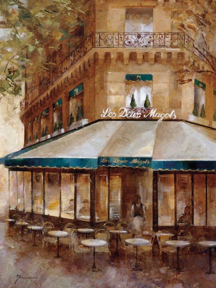 Cafe de Paris I art print by Noemi Martin for $57.95 CAD