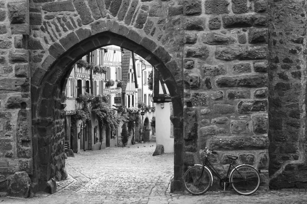 Bicycle of Riquewihr art print by Monte Nagler for $57.95 CAD