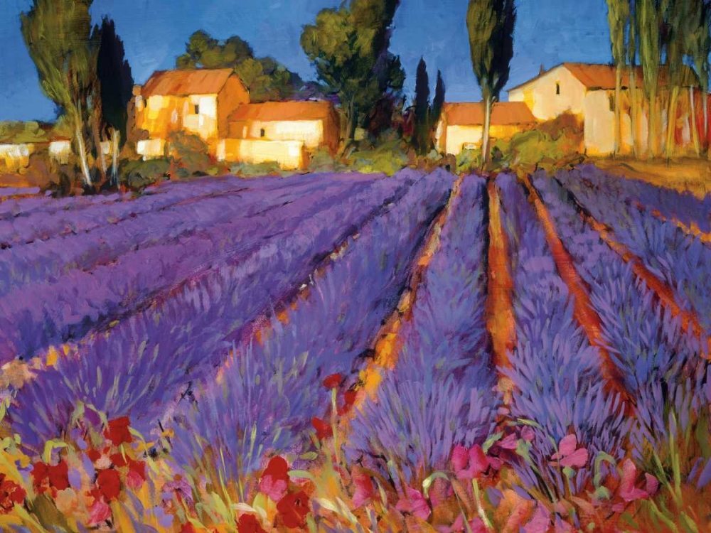 Late Afternoon, Lavender Fields art print by Philip Craig for $57.95 CAD