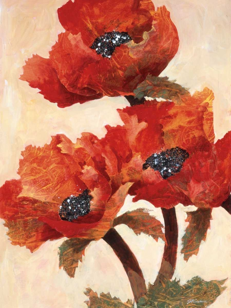 Poppies I art print by Joyce Kamikura for $57.95 CAD