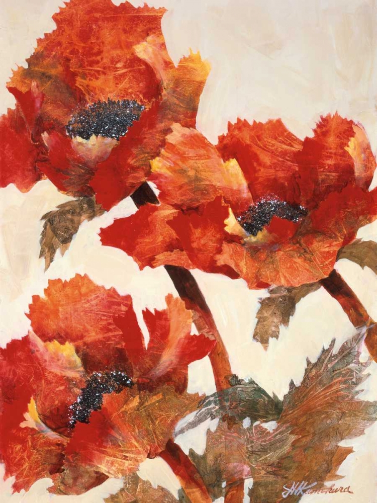 Poppies II art print by Joyce Kamikura for $57.95 CAD