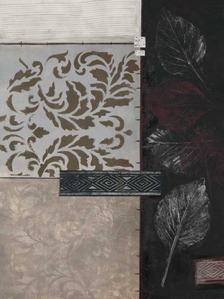 Silver Damask II art print by Connie Tunick for $57.95 CAD