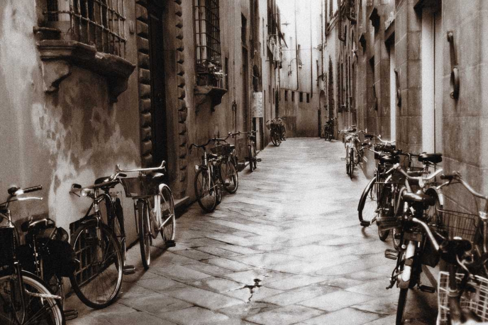 Lucca Bikes art print by Janel Pahl for $57.95 CAD