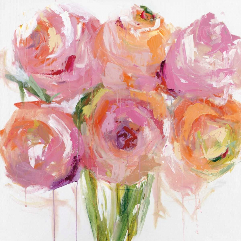 Pink Peonies art print by Emma Bell for $57.95 CAD