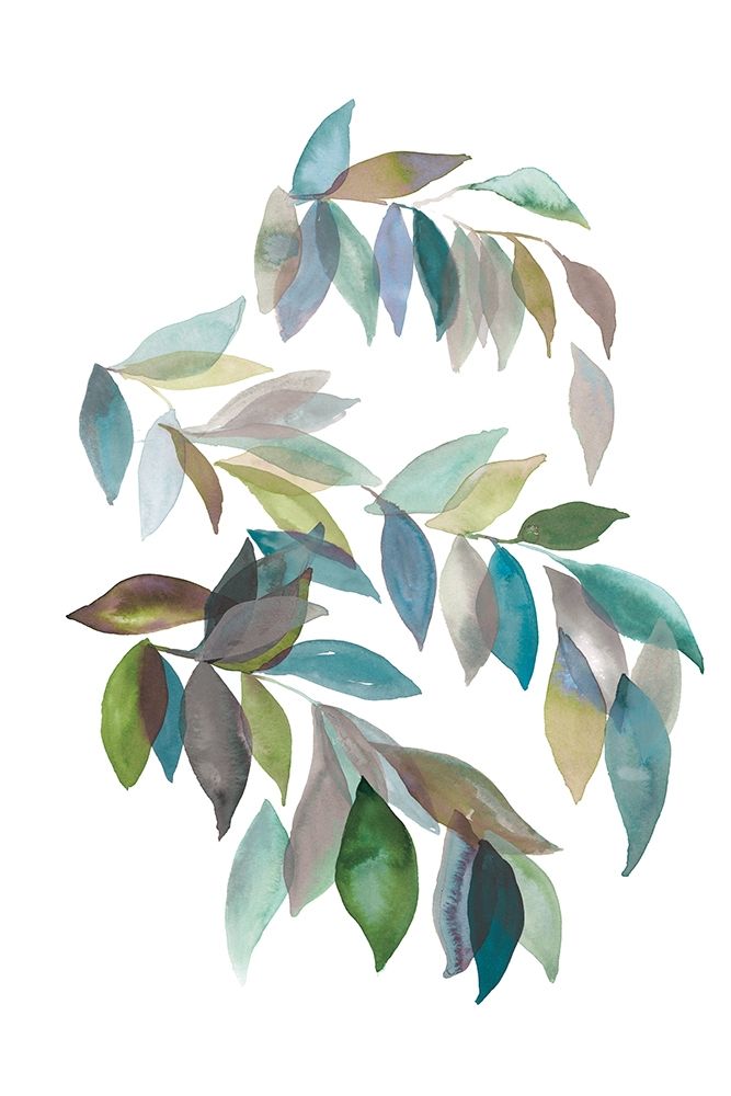 Leaf Collection I art print by Rebecca Meyers for $57.95 CAD