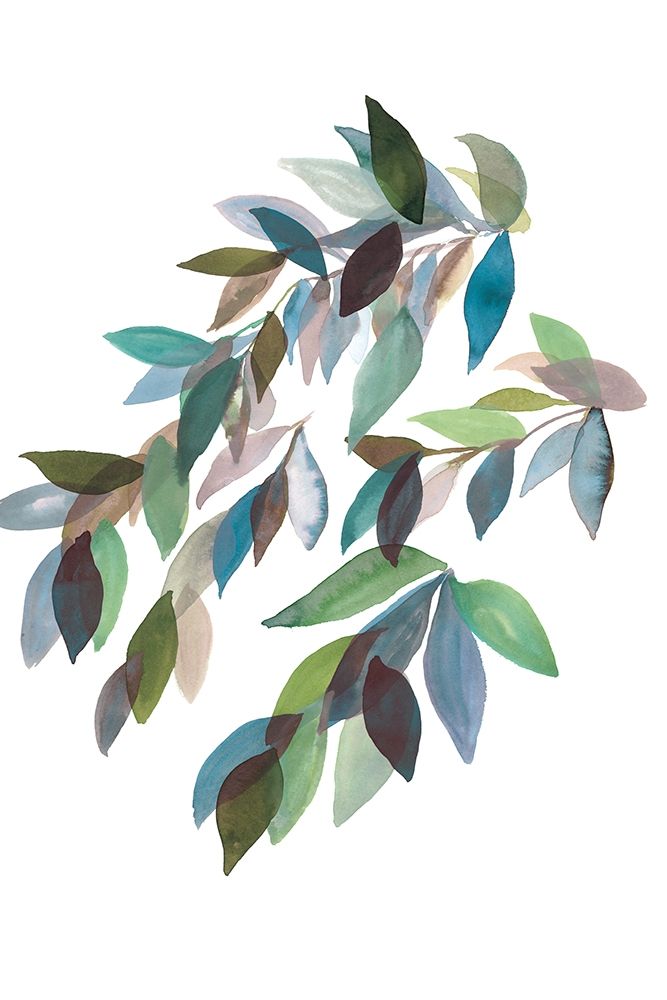 Leaf Collection II art print by Rebecca Meyers for $57.95 CAD