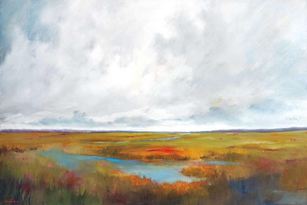 Sunset Over The Marsh art print by Victoria Jackson for $57.95 CAD