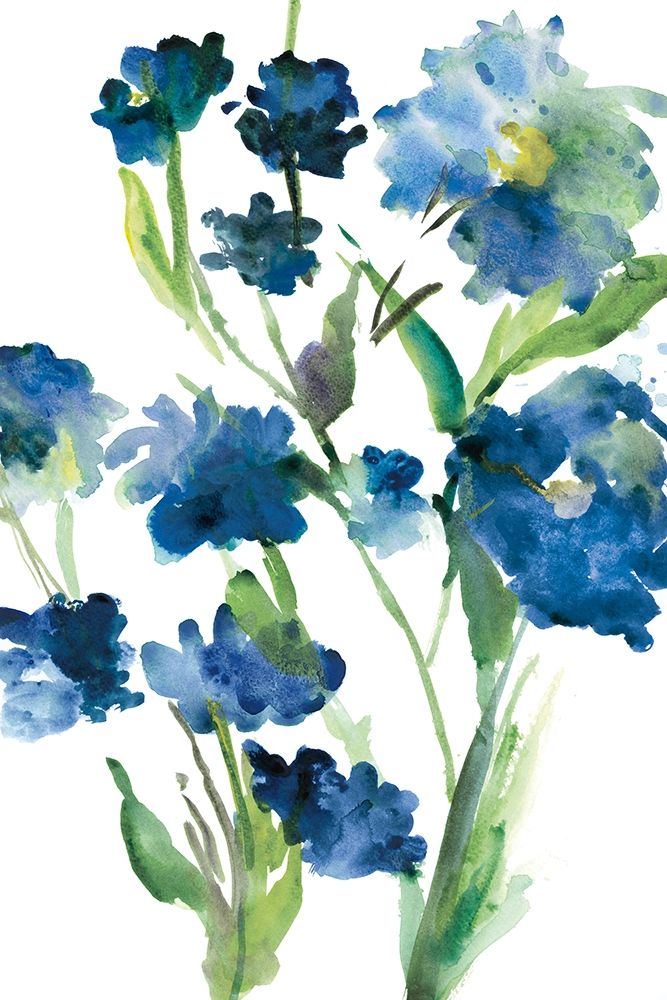 Blue Bliss II art print by Rebecca Meyers for $57.95 CAD