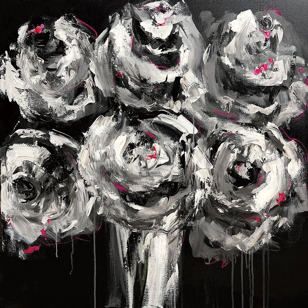 White Roses art print by Emma Bell for $57.95 CAD