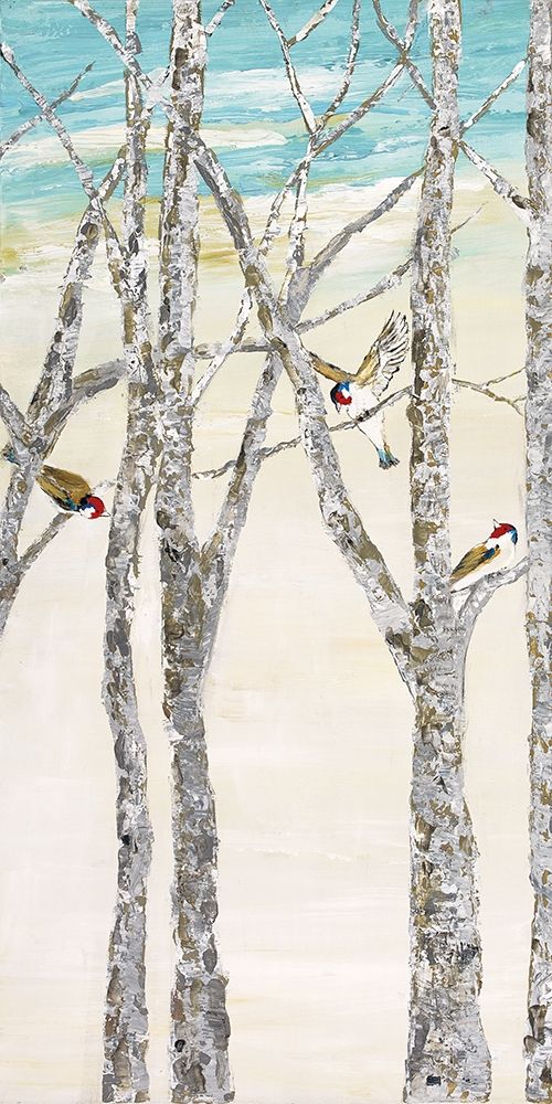 Zanoba Birds II art print by Aziz Kadmiri for $57.95 CAD