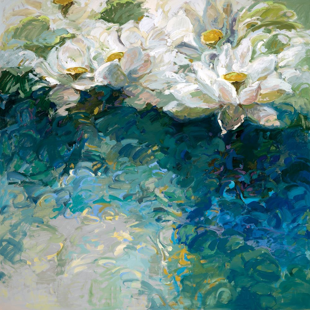 Lilies At Sunrise art print by Vicki McMurry for $57.95 CAD