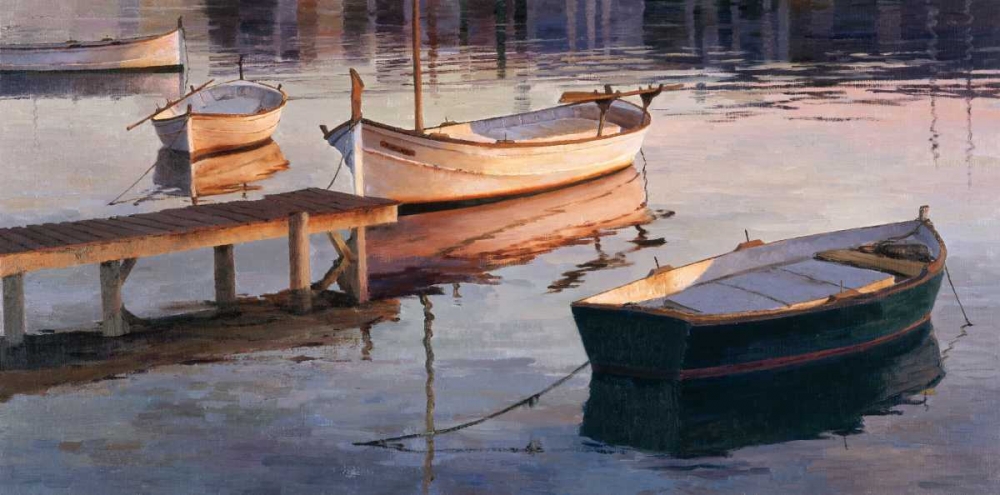 Barques al Port art print by Poch Romeu for $57.95 CAD