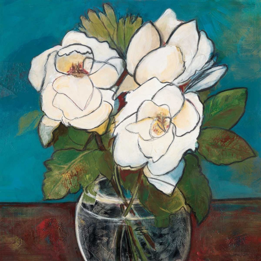 Crystal Magnolias art print by Connie Tunick for $57.95 CAD