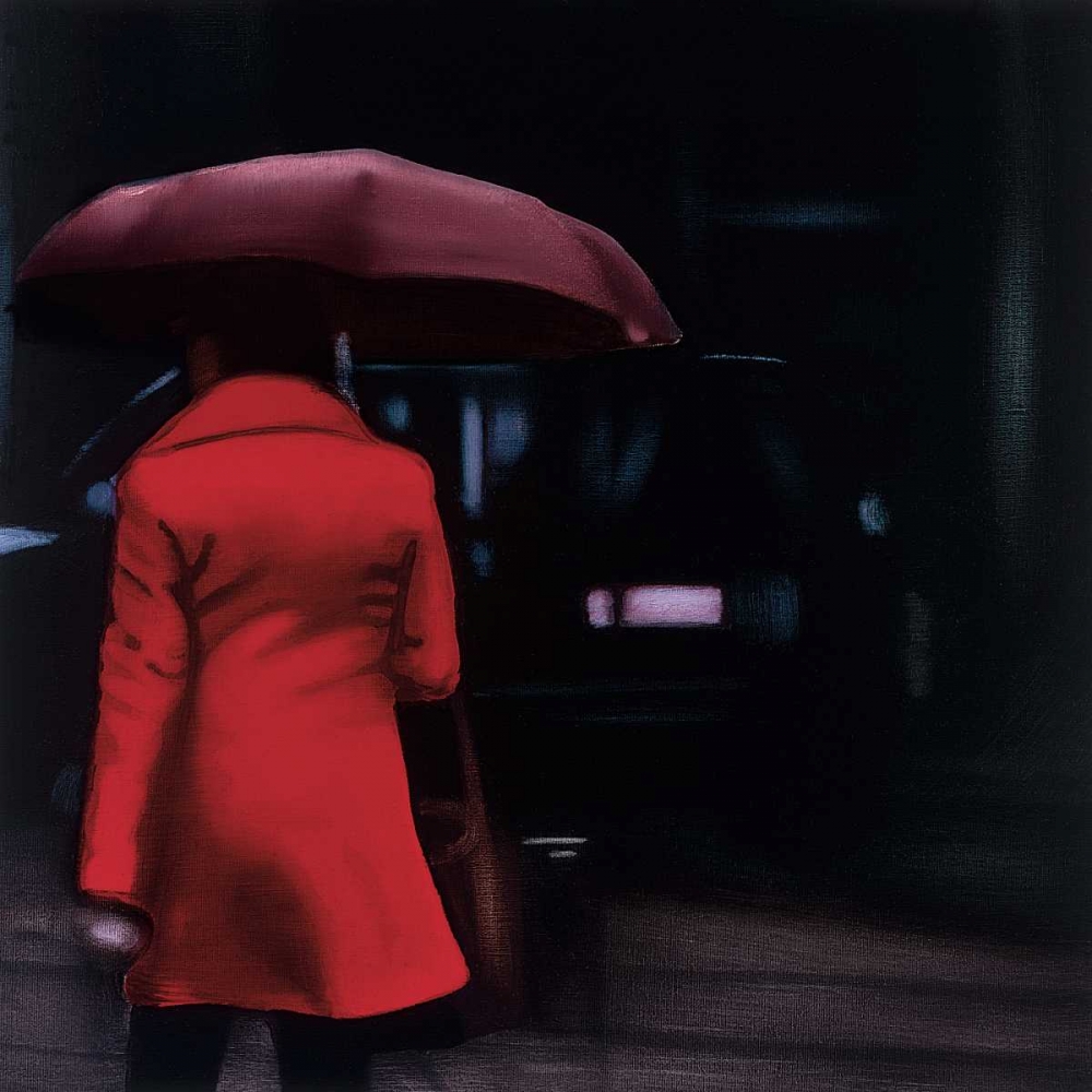 Lady in Red art print by Xavier Visa for $57.95 CAD