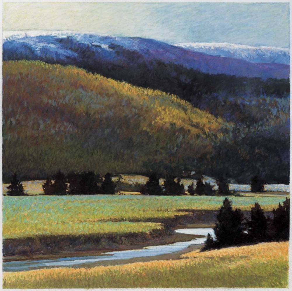 Foothills in Late Spring art print by Sandy Wadlington for $57.95 CAD