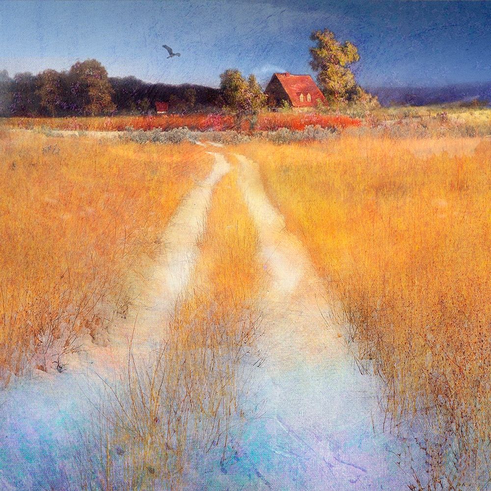 Yellow Road art print by Chris Vest for $57.95 CAD