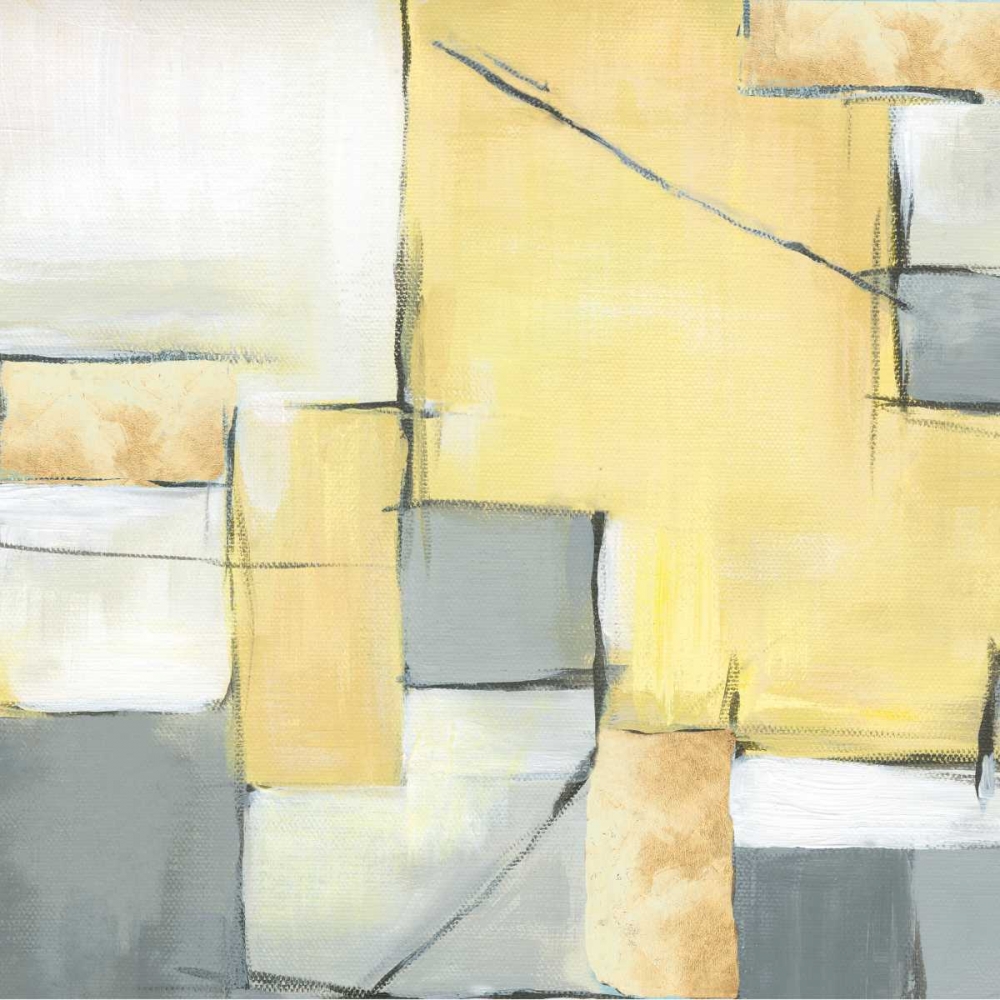 Golden Abstract II art print by Eva Watts for $57.95 CAD
